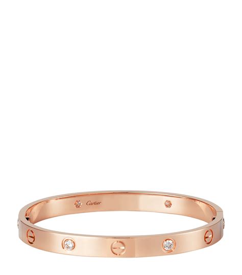 cartier rose gold bracelet|women's cartier bracelet rose gold.